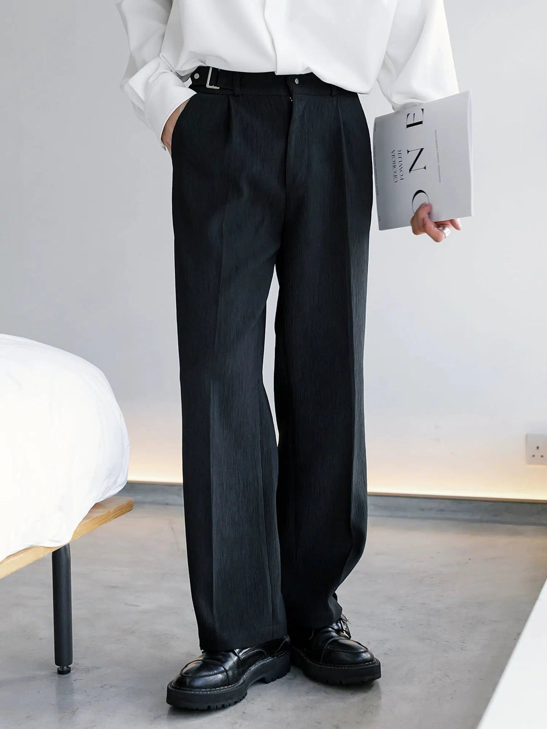High-End Drapey Casual Suit Pants