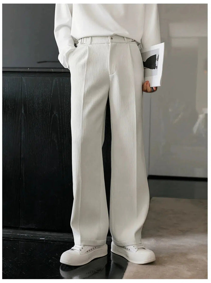 High-End Drapey Casual Suit Pants