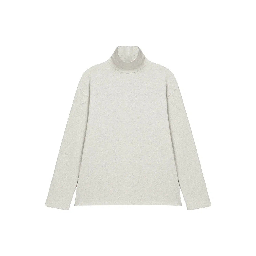 High Neck Long Sleeve Pullover