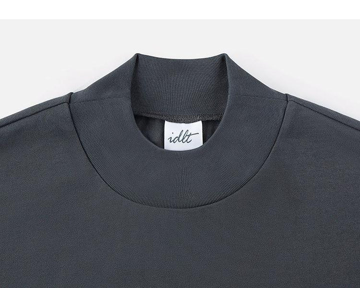 High Neck Long Sleeve T-shirt