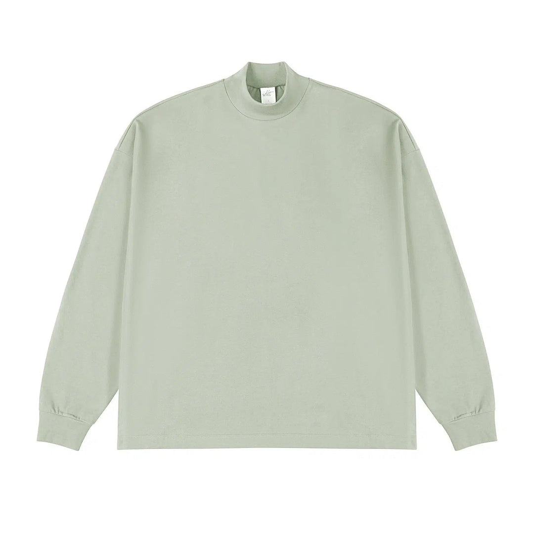High Neck Long Sleeve T-shirt