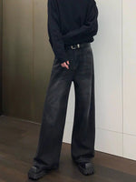 High Waist Straight Leg Jeans