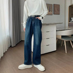 High Waist Straight Leg Jeans