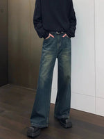 High Waist Straight Leg Jeans