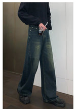 High Waist Straight Leg Jeans