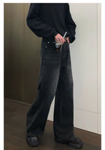 High Waist Straight Leg Jeans