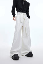 High Waist Strap Loose Pants