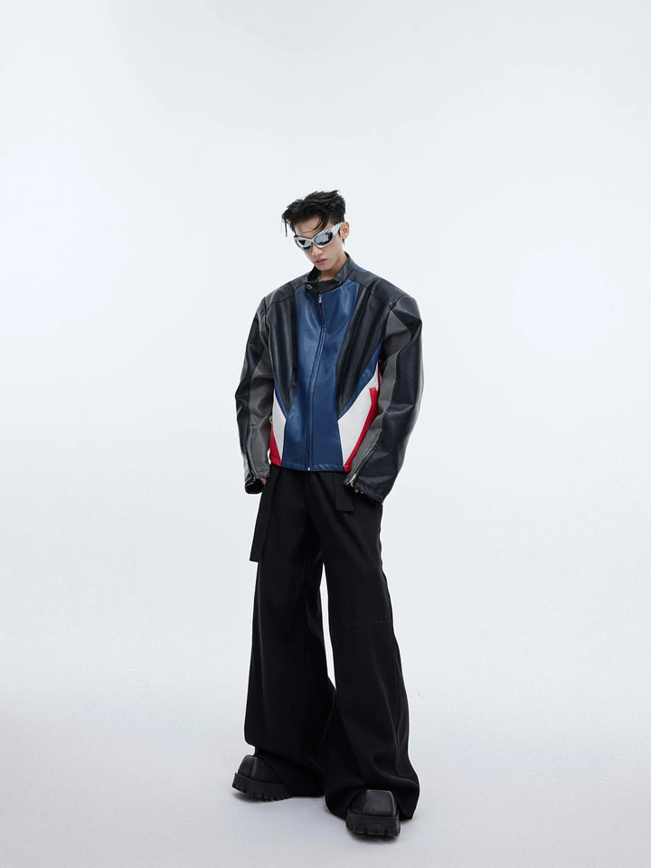 High Waist Strap Loose Pants