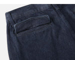 High-Waist Washed Jeans