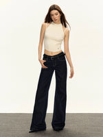 High-Waisted Wide-Leg Jeans