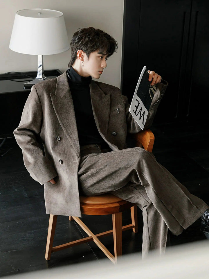 High-end Casual Blazer & Pants Set