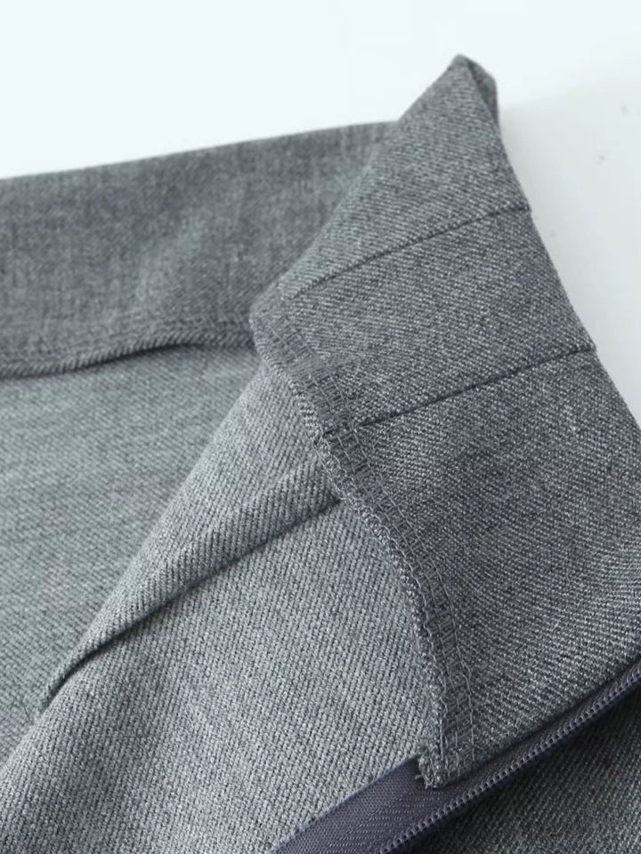 High-waisted Slim-fit Straight Skirt