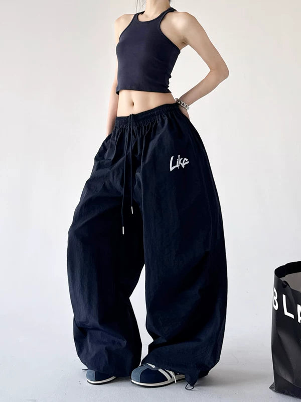 High Waisted Wide Leg Casual Pants 2