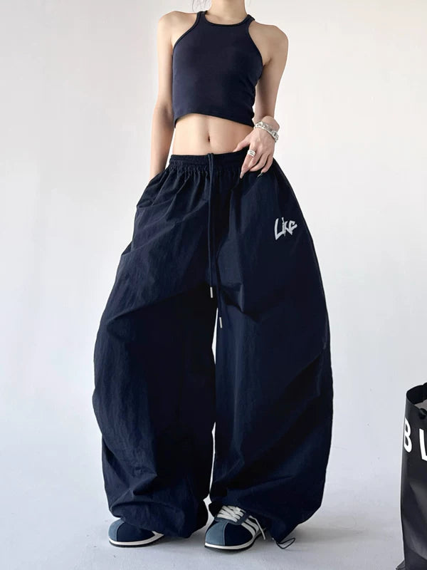 High Waisted Wide Leg Casual Pants 3