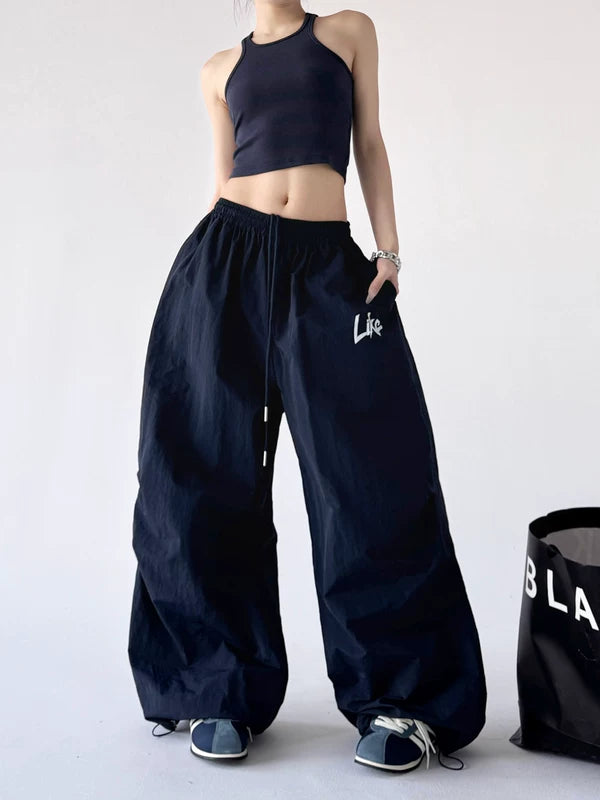 High Waisted Wide Leg Casual Pants 5