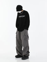 Hip-hop Drawstring Cargo Pants