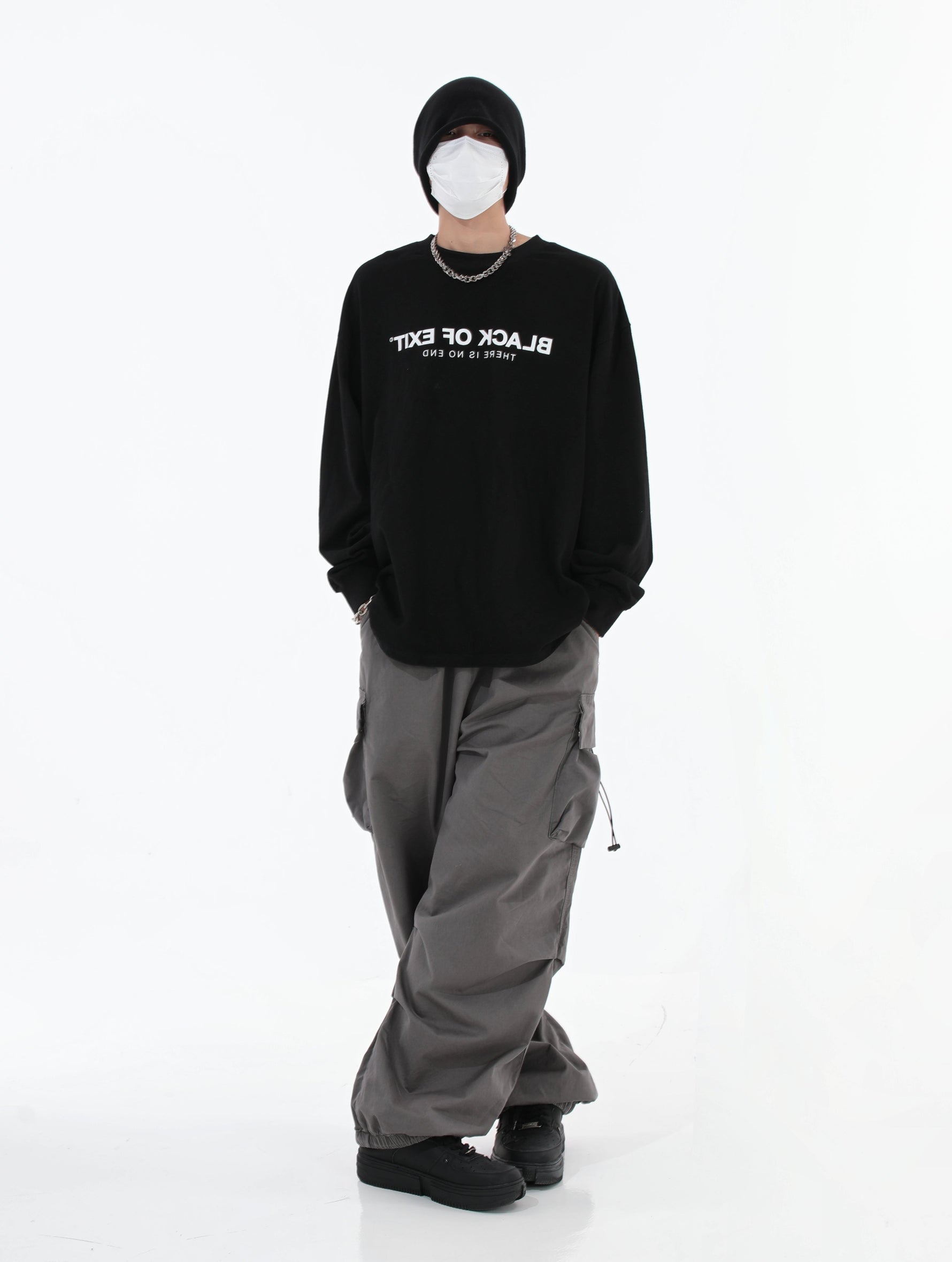 Hip-hop Drawstring Cargo Pants