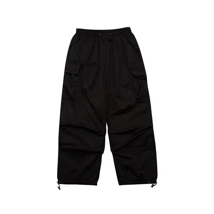 Hip-hop Drawstring Cargo Pants