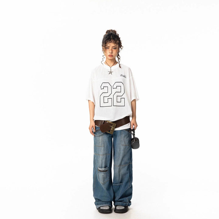 Hollow Number 22 Graphic T-shirt