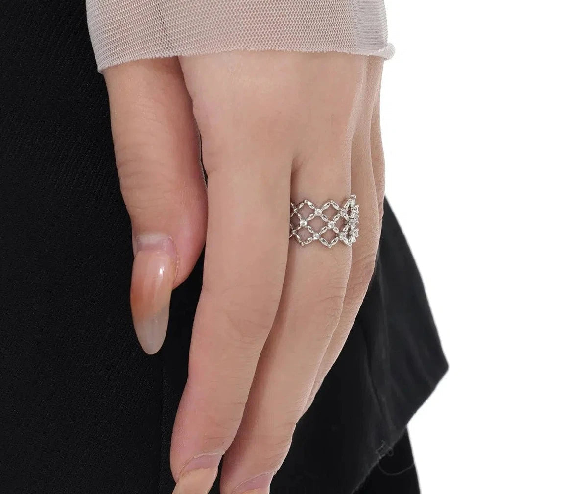 Hollow Rhombus Ring