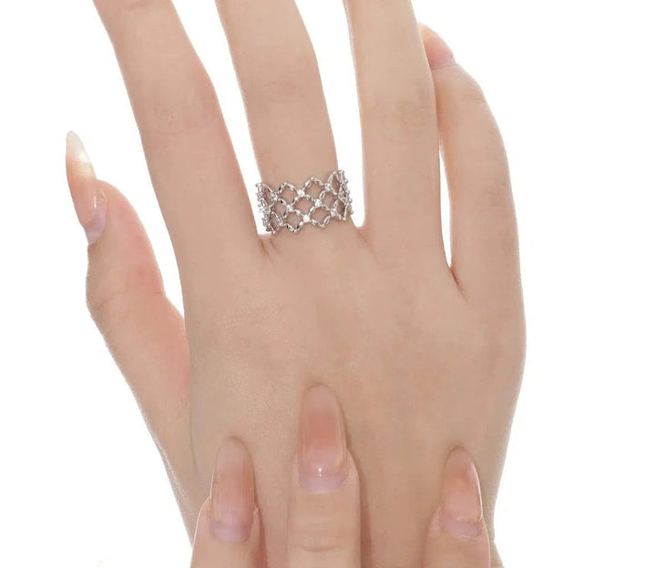 Hollow Rhombus Ring