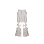 Hollow Winding Distressed Loose Pants