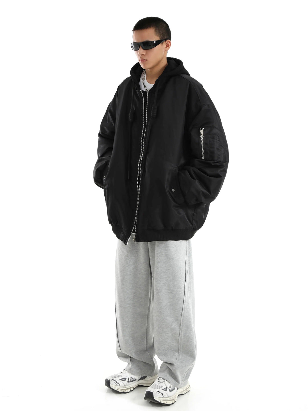 Hooded Cotton-Padded Jacket