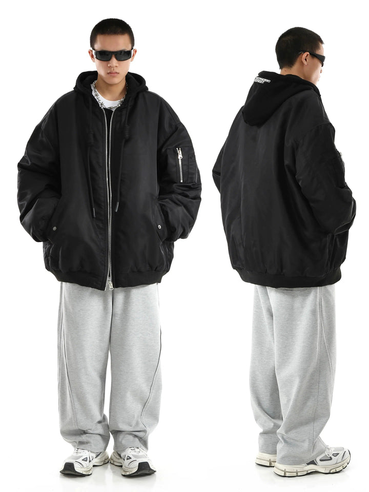 Hooded Cotton-Padded Jacket