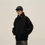 Hooded Deconstructed Sweatshirt