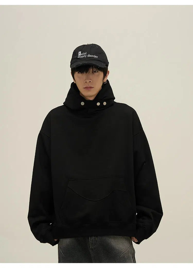 Hooded Deconstructed Sweatshirt
