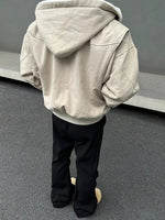 Hooded Fleece Lined Jacket