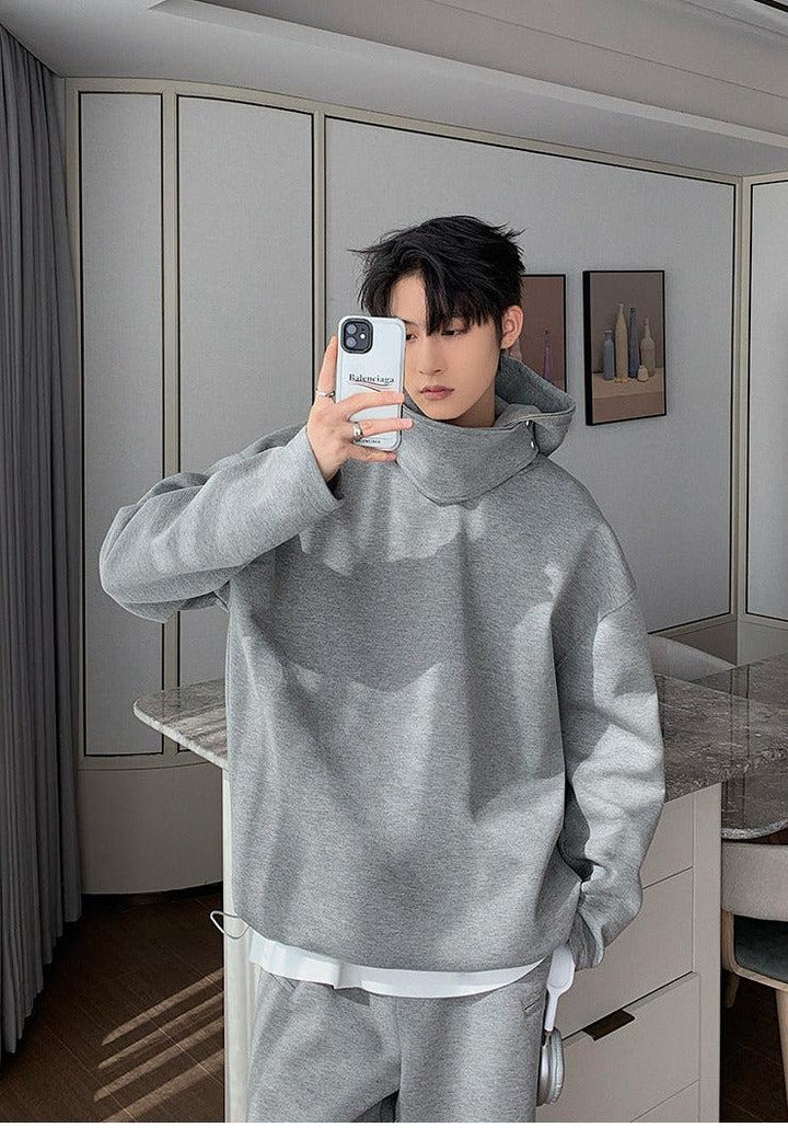 Hooded Sweatshirt Two Piece Suit