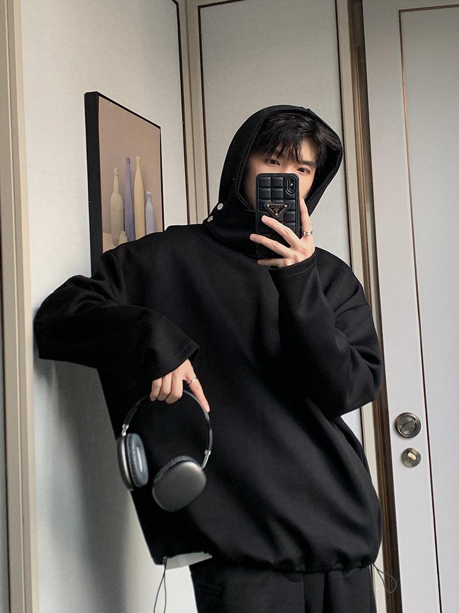 Hooded Sweatshirt Two Piece Suit