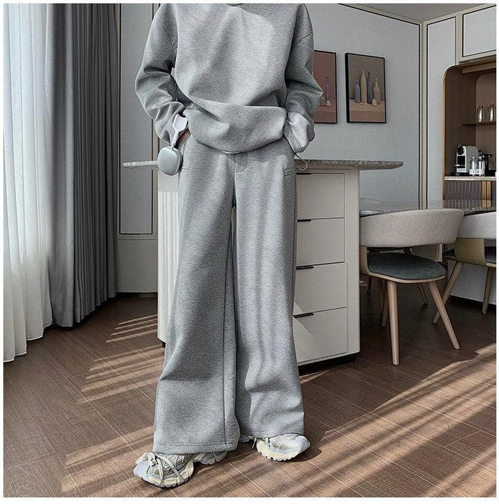 Hooded Sweatshirt Two Piece Suit
