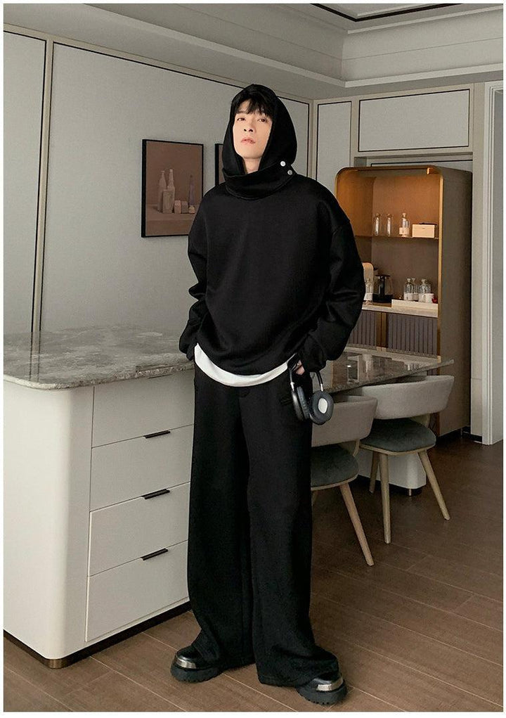 Hooded Sweatshirt Two Piece Suit