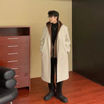 Hooded Two-piece Wool Trench Coat