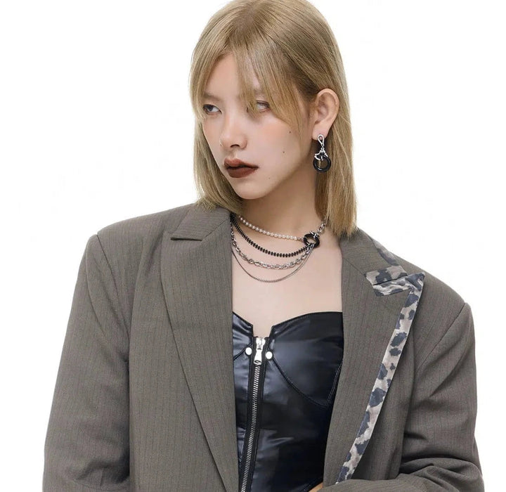 Hoop Pendant Earrings