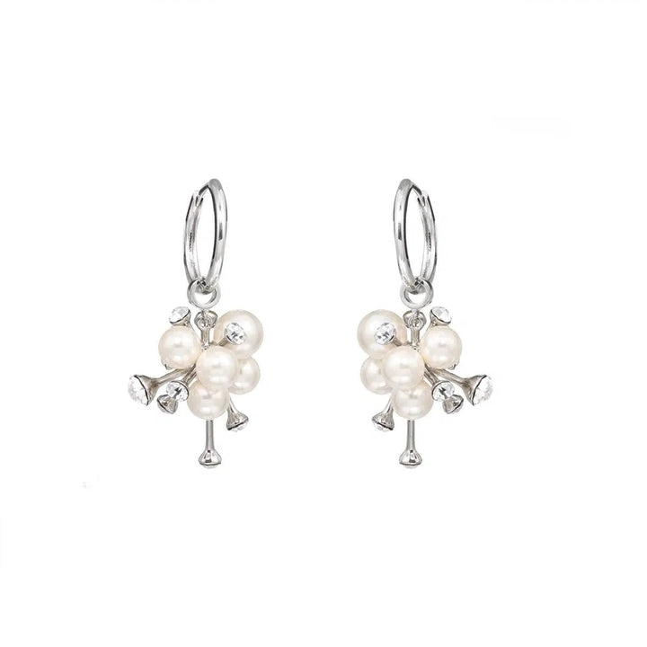 Horn Pearl Earrings