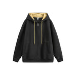 5700589820934,5700589820935,5700589820936,5700589820937, Oversized Zip Up Hooded Jacket