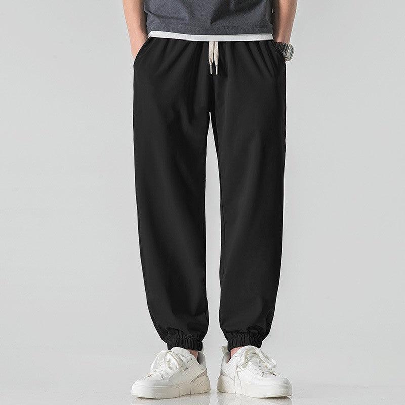 Ice Silk Beam Knit Breathable Pants