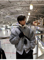 Insulated Faux Fur Collar Jacket