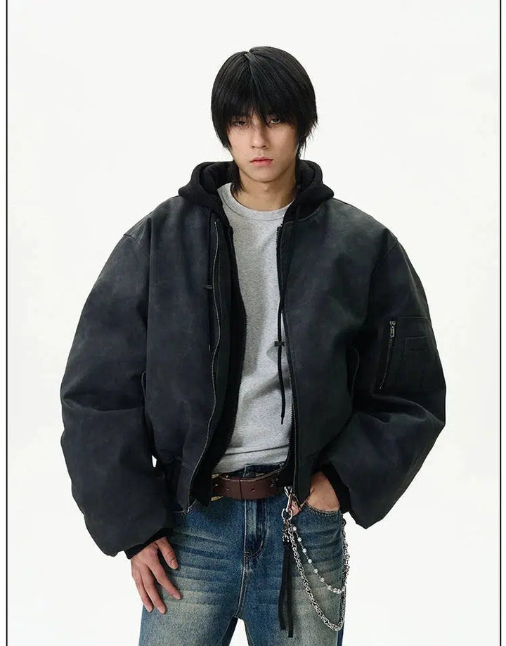Two-piece Thickened Pilot Jacket