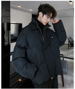 Two-piece Oversized Jacket with High Collar