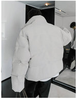 Insulated Puffer Jacket with High Collar