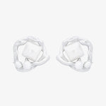 Intricate Abstract Stud Earrings