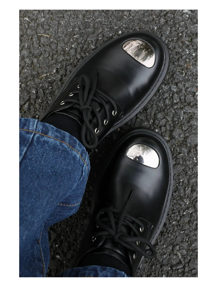 Iron Head Steel Low-top Thick-soled Boots