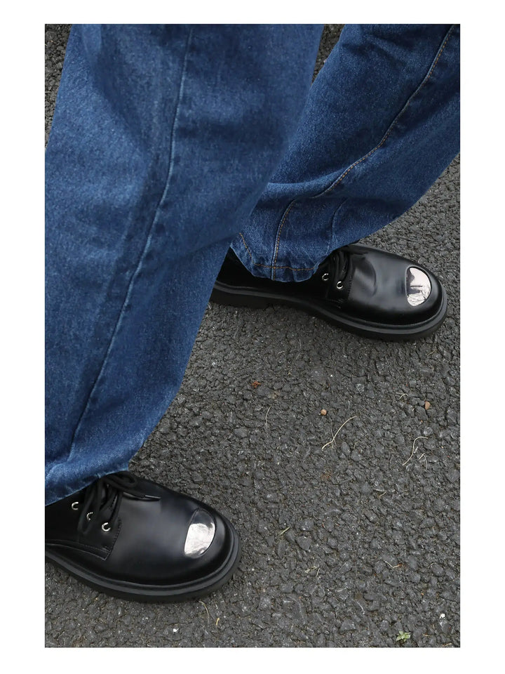 Iron Head Steel Low-top Thick-soled Boots