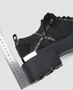 Iron Plate Denim Stitching Shoes