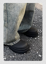 Iron Plate Denim Stitching Shoes