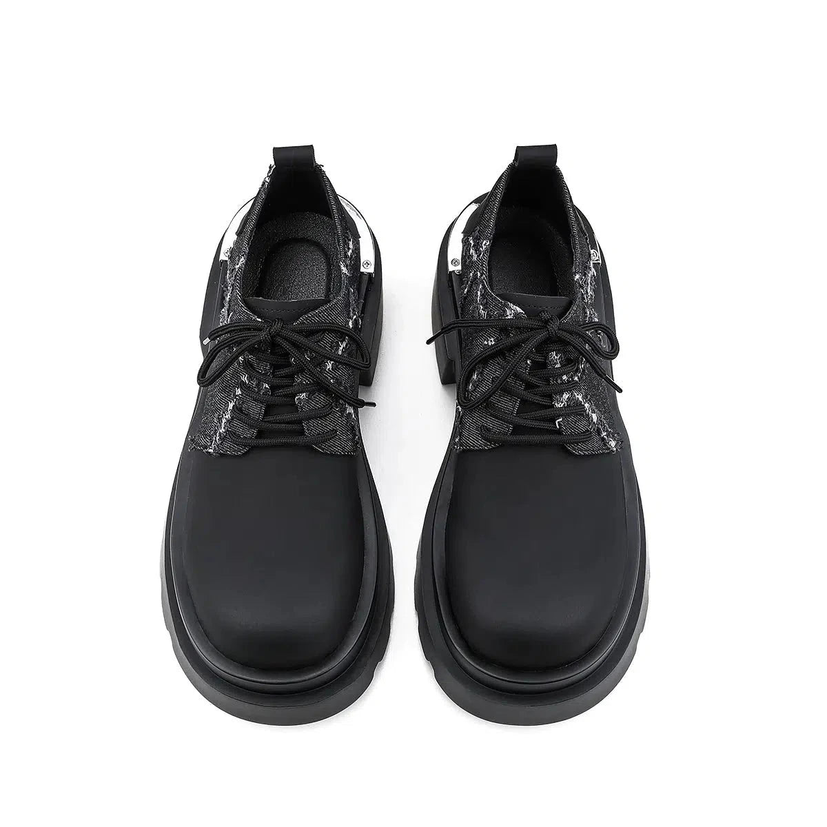 Iron Plate Denim Stitching Shoes
